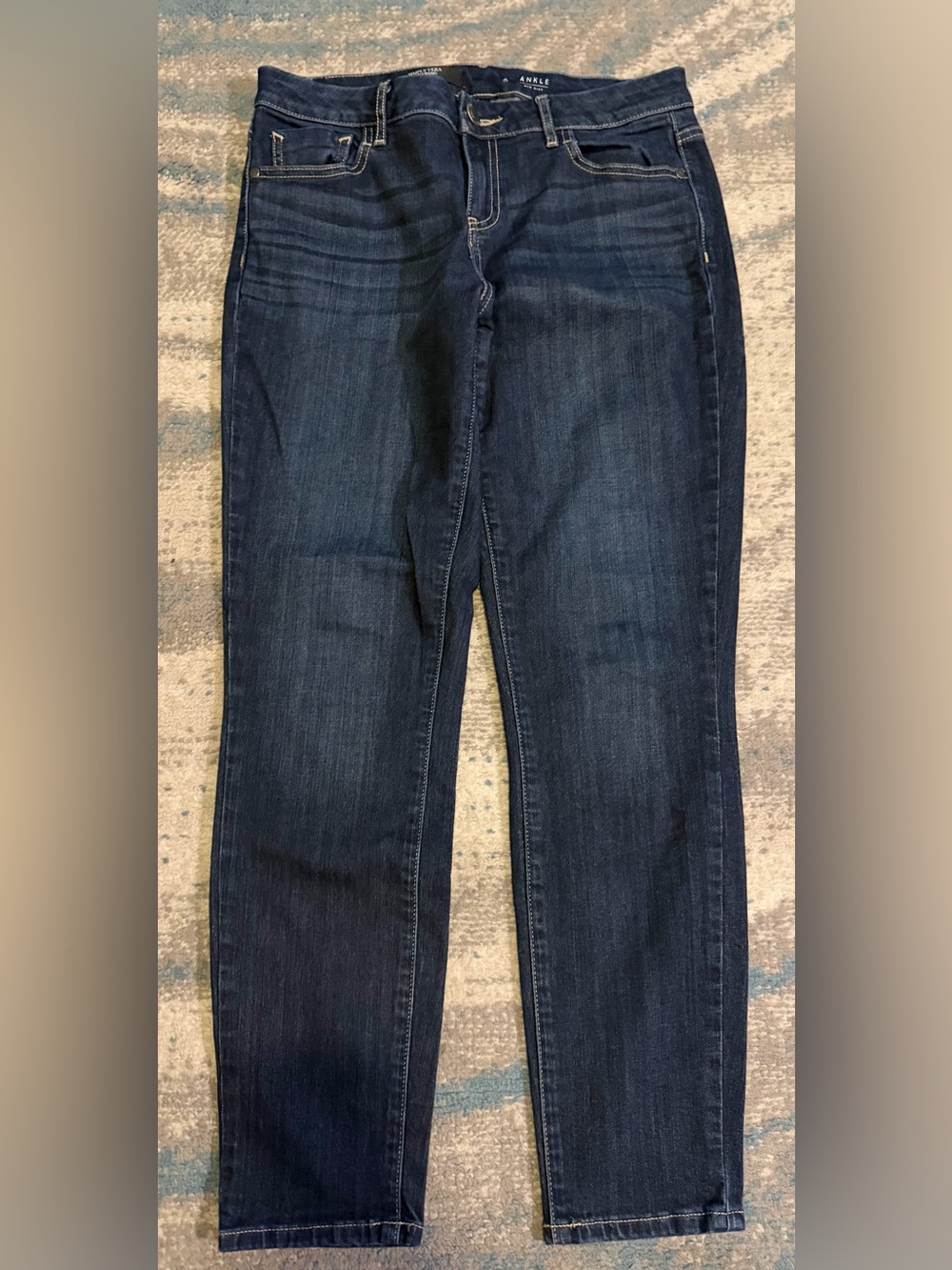 Simply Vera Vera Wang Dark Blue Cropped Ankle Jeans Size 6